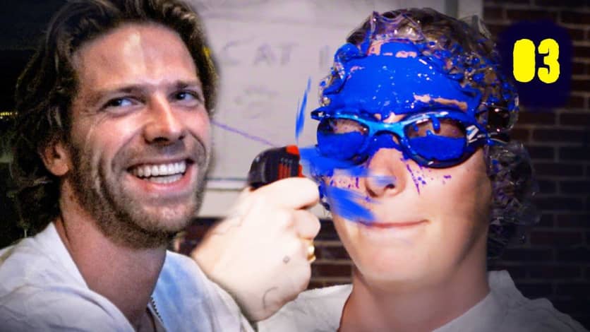 Gezicht BLAUW Verven (voor €500)