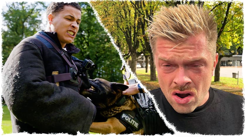 NIELS KRIJGT PEPPERSPRAY IN OGEN