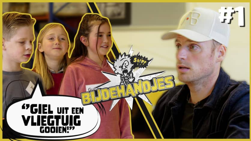 'Giel uit een vliegtuig duwen?!'