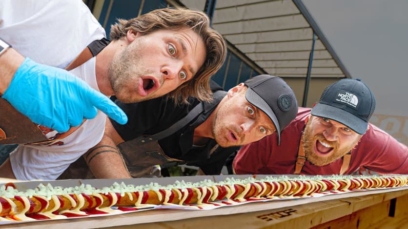 Langste frikandel ter wereld (wereldrecord)